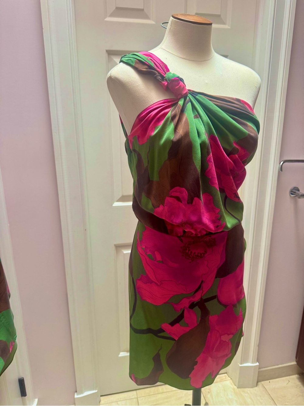Johanna Ortiz San Basilio 100% Silk Convertible Dress And Coverup - Picture 15 of 16
